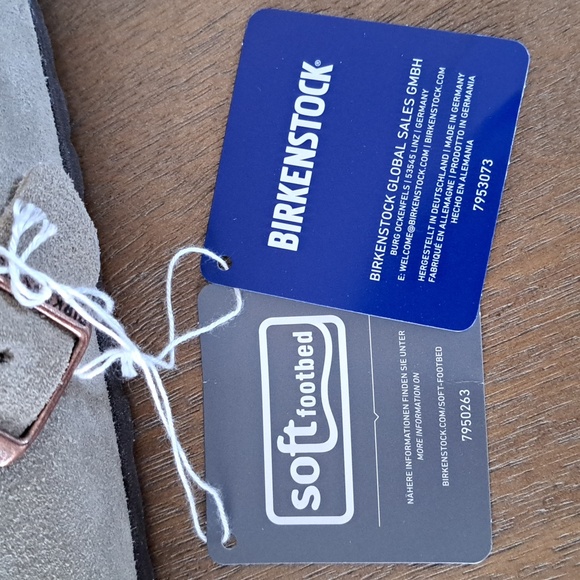 Birkenstock Boston Soft Footbed Clogs - Color: Suede Taupe - Size: Women 8 - Picture 11 of 11